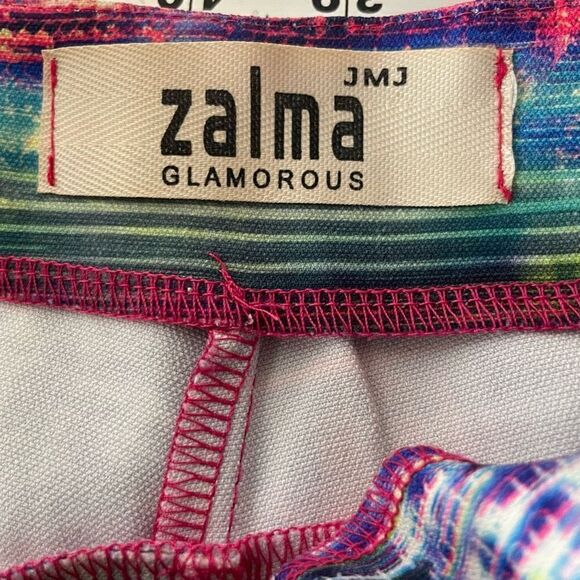 Zalma JMJ Digital Print Neon Board Shorts Size M New - Picture 3 of 6